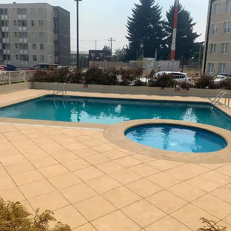 Depto Full Equipado Con Estacionamiento Y Piscina Apartment Temuco Exterior photo